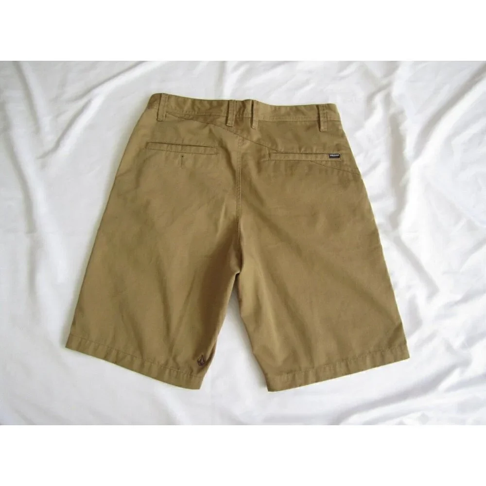 Men's Volcom True to This Made Brown Shorts Size 32 (MP48)
